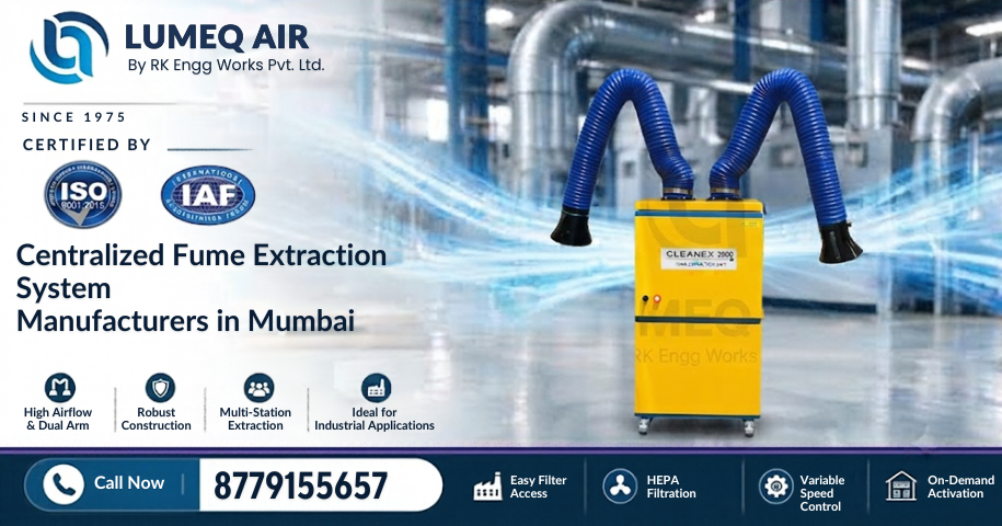 Centralized Fume Extraction System Manufacturers in Mumbai