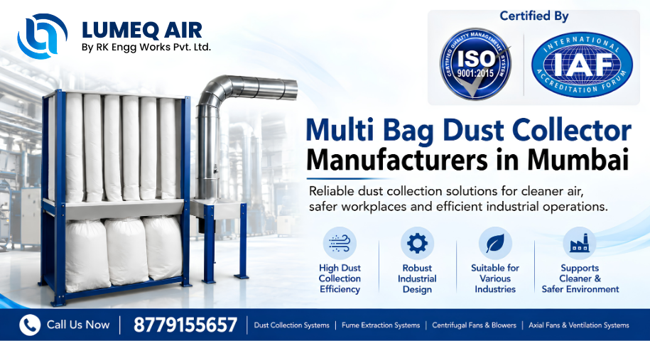 Multi Bag Dust Collector Manufacturers in Mumbai